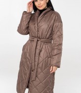 Стеганное пальто OZM-D138A800