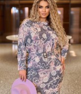 Сукня з поясом DG-c41713A300