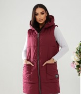 Удлиненная жилетка женская LR-6040A750