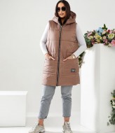 Удлиненная жилетка женская LR-6040A750