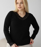 Лонгслив з мереживом NBR-216A400