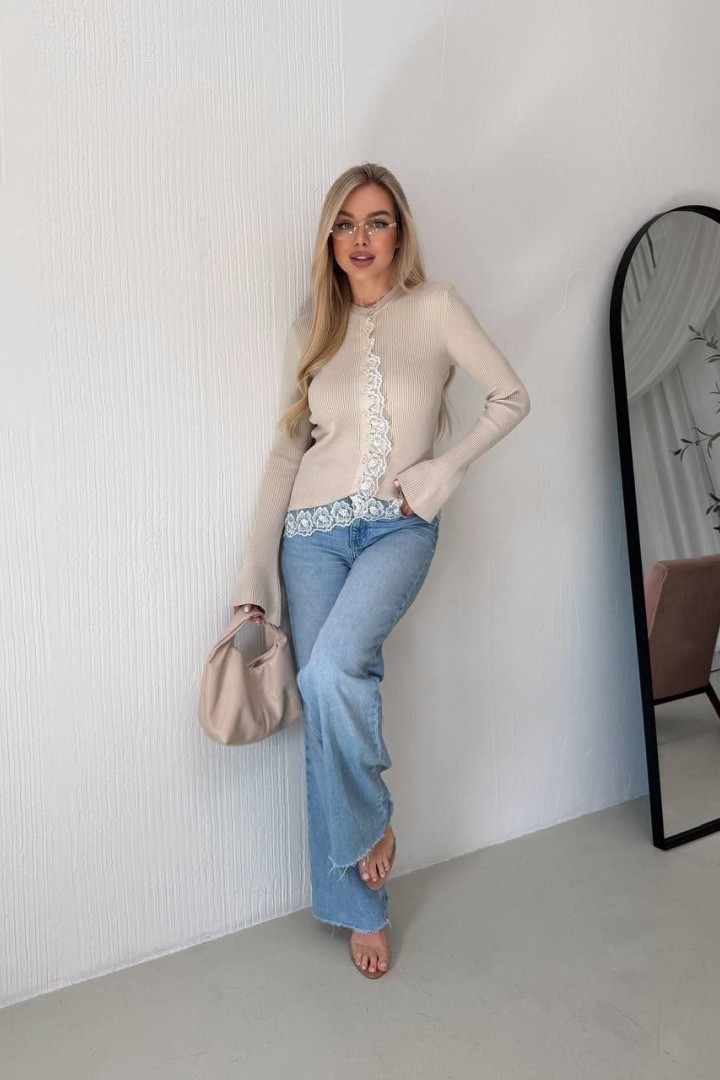 Кофта с кружевом VSH-2010A770