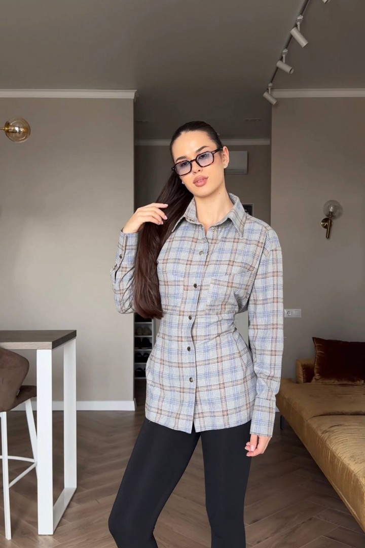 Приталенная рубашка SSY-040A650