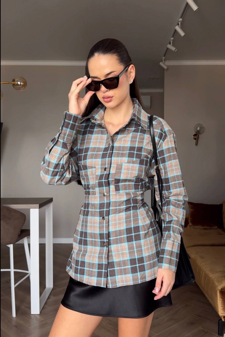 Приталенная рубашка SSY-040A650