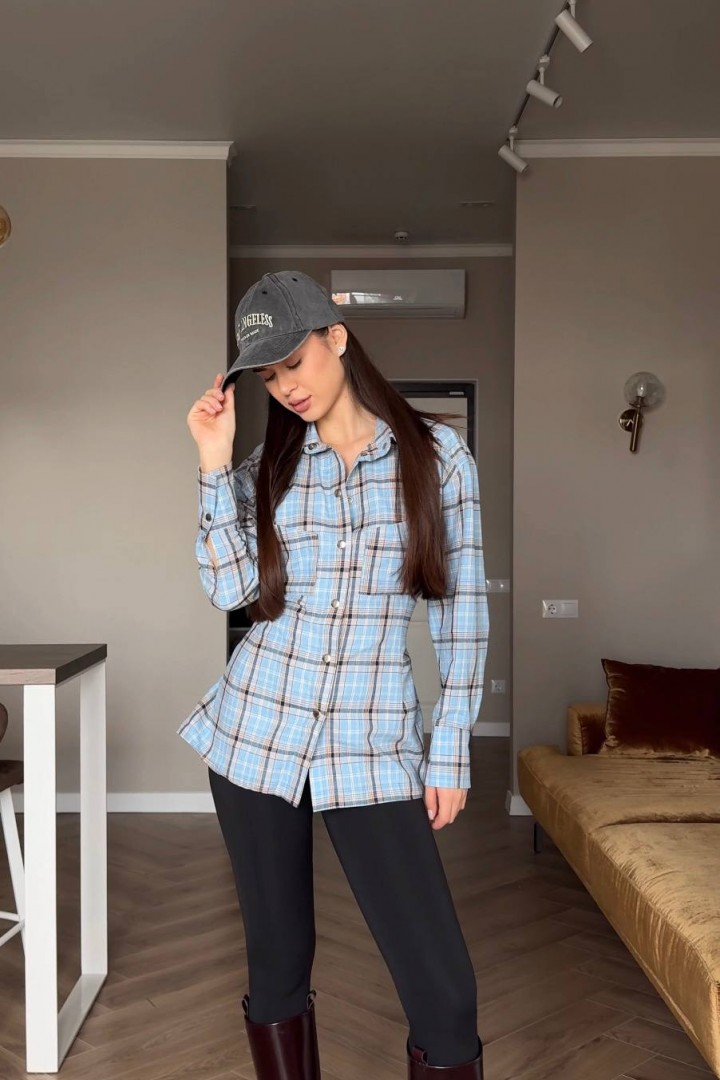 Приталенная рубашка SSY-040A650