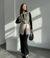 Жилетка с поясом BAC-896A550