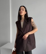 Жилетка с поясом BAC-896A550