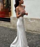 Длинная шелковая юбка BAC-925A470