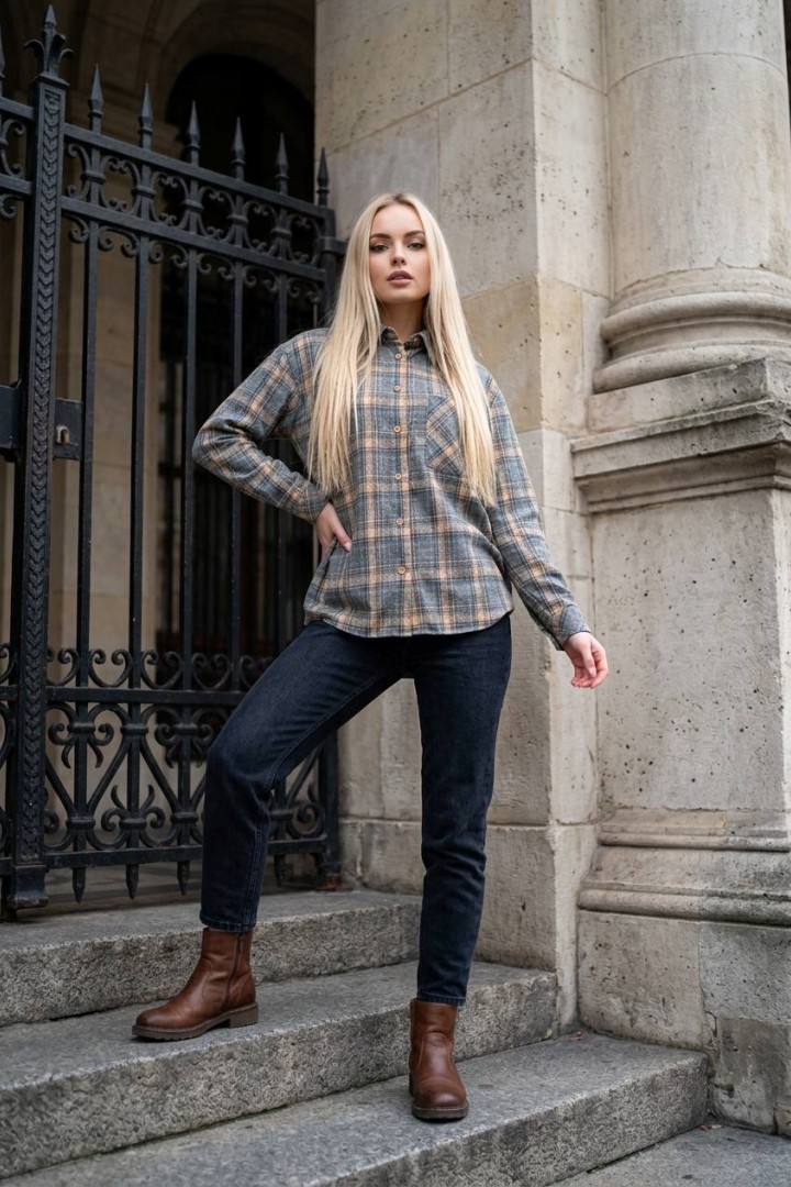 Рубашка фланелевая FAV-M4446A490