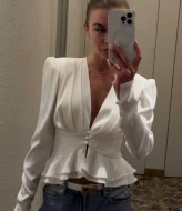 Блузка с глубоким декольте BAC-963A550