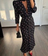 Нарядное платье на пуговицах BAC-964A600