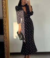 Нарядное платье на пуговицах BAC-964A600