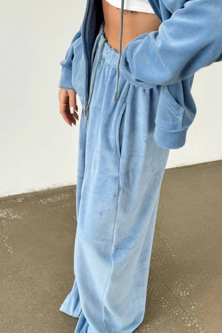 Велюровий костюм з капюшоном BAC-965A700