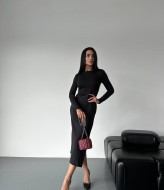 Витончена сукня міді з розрізом ELZ-509A250