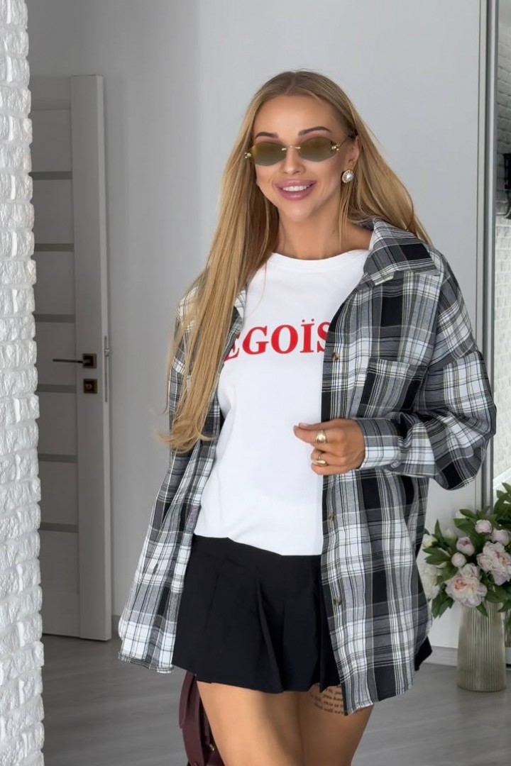 Рубашка в клетку GIL-012A390