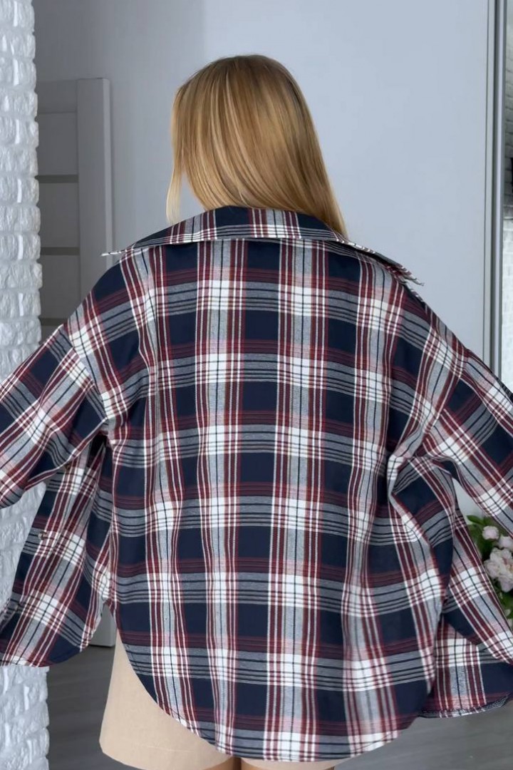 Рубашка в клетку GIL-012A390