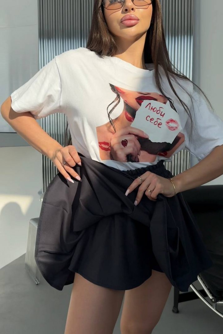 Трендовая юбка-шорты GIL-029A480