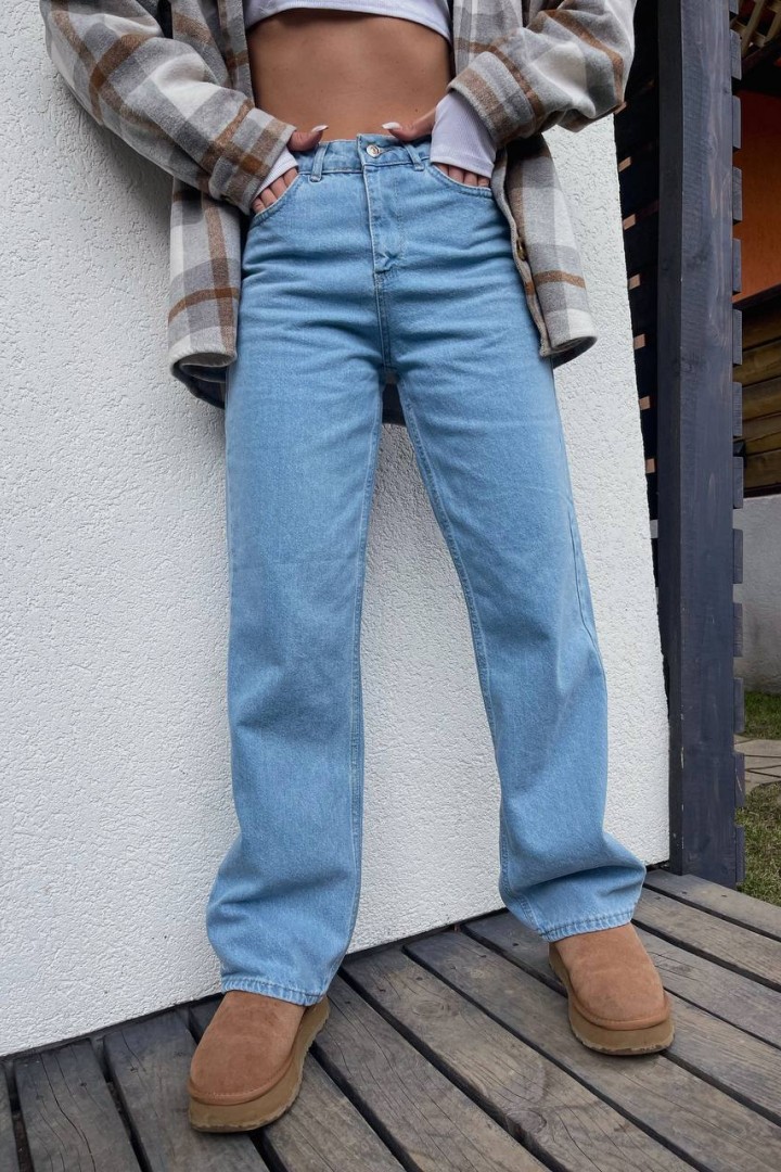 Джинсы трубы-палаццо ELZ-717A950