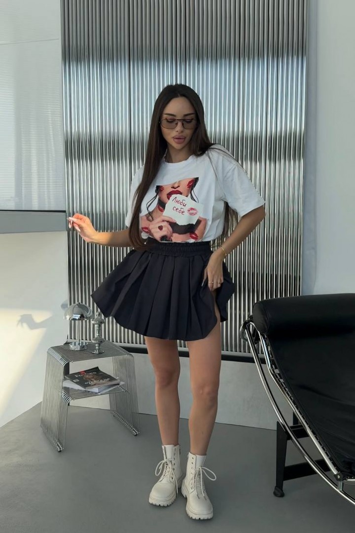 Футболка с накатом GIL-035A420