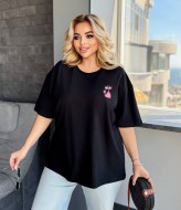 Футболка удлиненная женская CUR-868A470