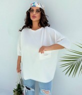 Футболка однотонная оверсайз  VAI-457A9