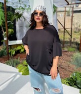 Футболка однотонная оверсайз  VAI-457A9