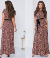 Длинное легкое платье в пол NJ-PRA-1215.1216A300