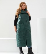 Длинный стеганый жилет NU-1383A700