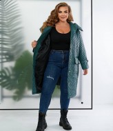 Стеганая куртка-пальто NU-1382A29