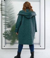 Стеганая куртка-пальто NU-1382A29