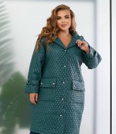 Стеганая куртка-пальто NU-1382A29