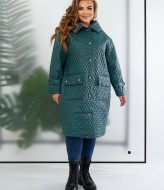 Стеганая куртка-пальто NU-1382A29