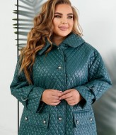 Стеганая куртка-пальто NU-1382A29