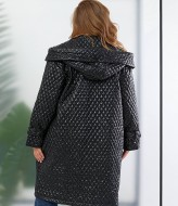 Стеганая куртка-пальто NU-1382A29