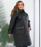 Стеганая куртка-пальто NU-1382A29