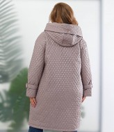 Стеганая куртка-пальто NU-1382A29