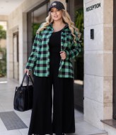 Женская клетчатая рубашка  JA-805.3A400