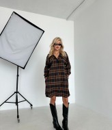 Сучасна сукня -сорочка YBY-829A300