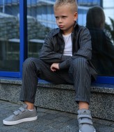 Брючный костюм в полоску EV-2581A720