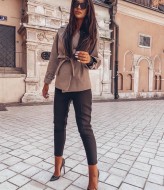 Кашемировое полупальто женское KC-0500A780