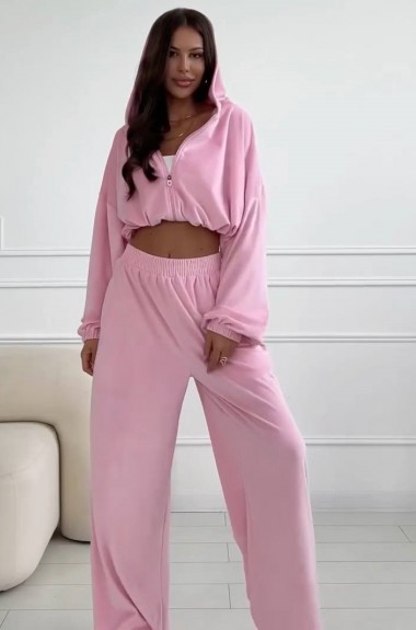 Велюровый женский костюм KC-0503A670