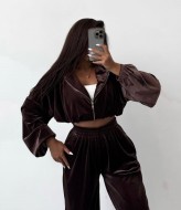 Спортивный костюм велюр женский IMMA-382A590