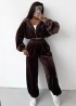 Спортивный костюм велюр женский IMMA-382A590
