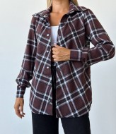 Рубашка клетчатая женская  IMMA-386A450