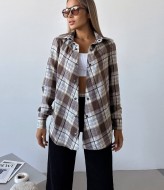 Рубашка клетчатая женская  IMMA-386A450