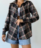 Рубашка клетчатая женская  IMMA-386A450