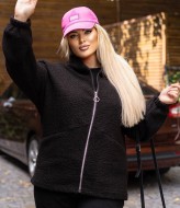 Кофта на молнии с капюшоном женская SMO-1280A17