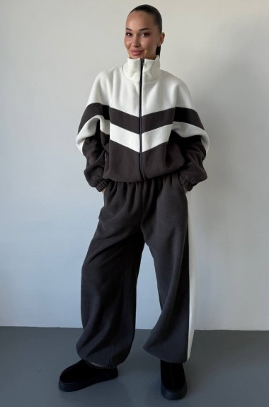 Спортивный флисовый костюм женский DMP-R1920A800B850 Спортивный флисовый костюм женский DMP-R1920A800B850