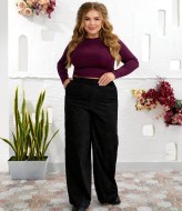 Брюки палаццо на резинке  YS-2200A430B480