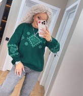 Свитер с узором  IND-5075A510